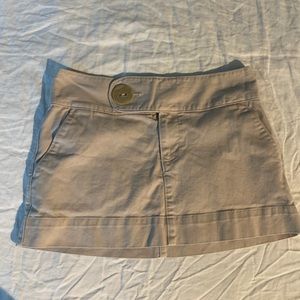 Khaki Mini Skirt